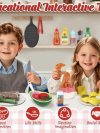Castle Pretend Play Food Set for Kids Kitchen - Plastic Toy Food - Image 2